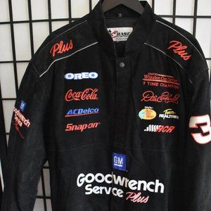Dale Earnhardt NASCAR Leather Racing Jacket XL
